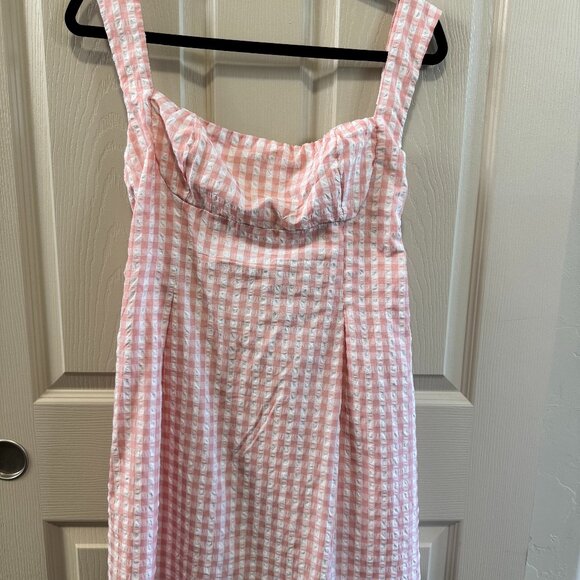 Althea Mini Dress - Pink Gingham (Petal & Pup) - Picture 3 of 8